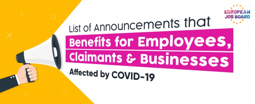 COVID-19 support for employees, benefit claimants and businesses